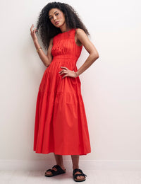 Fearne Cotton Red Elora Midaxi Dress
