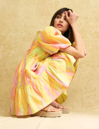 Fearne Cotton Pastel Vienna Mini Dress