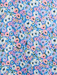 Ditsy Blue Felicia Midi Dress