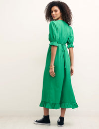 Green Delilah Midi Tea Dress
