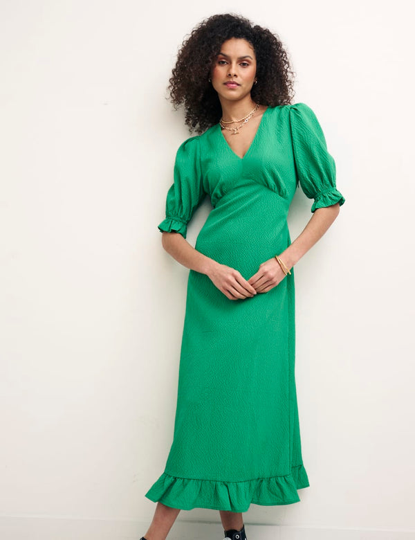 Green Delilah Midi Tea Dress