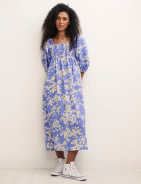 Blue Daisy Kylie Midi Dress