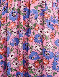 Long Sleeve Floral Astrid Midi Dress