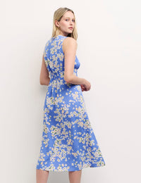 Blue Daisy Sandra Midi Shirt Dress