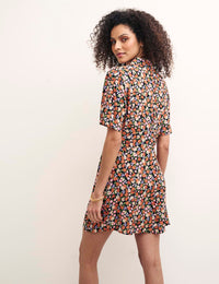 Ditsy Fruit Print Daisy mini Dress