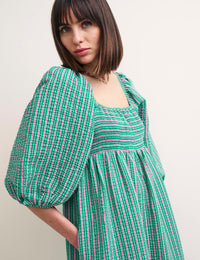 Green Stripe Kylie Midi Dress