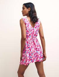 Pink Floral Harriet Mini Dress
