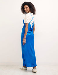 Blue Melina Midi Dress