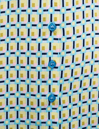 Geometric Print Daisy Mini Dress