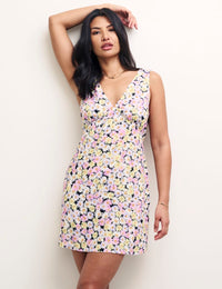 Daisy Print Harriet Mini Dress