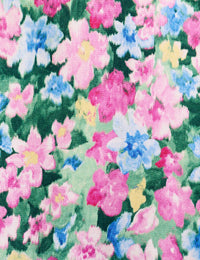 Watercolour Floral Lucia Sweetheart Mini Dress