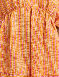 Orange Stripe Vienna Mini Dress