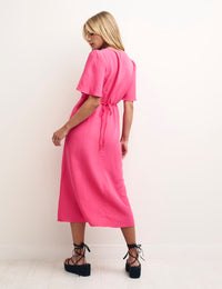 Pink Dee Dee Midi Dress