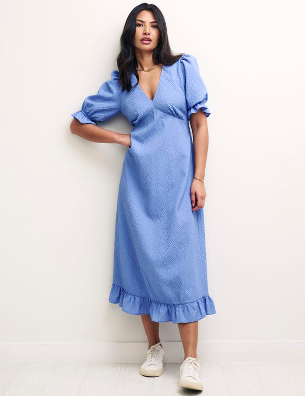 Blue Delilah Midi Tea Dress