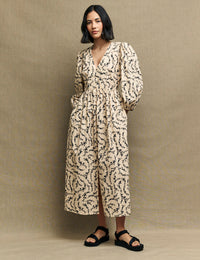 Fearne Cotton Floral Chain Print Ria Midi Dress