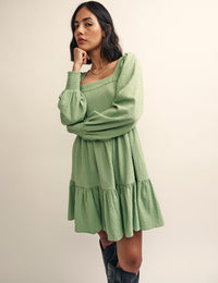 Sage Green Ayla Mini Dress