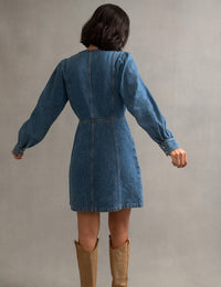 Fearne Cotton Blue Denim Highgate Mini Dress