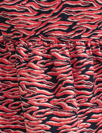 Pink Tiger Jacquard Violette Midi Dress