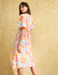 Pastel Floral Dee Dee Midi Dress