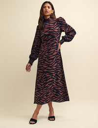 Petite Animal Print Lucinda Midaxi Dress