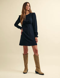 Black Long Sleeve Sienna Mini Dress