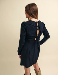 Black Long Sleeve Sienna Mini Dress