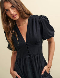 Black Starlight Midaxi Dress