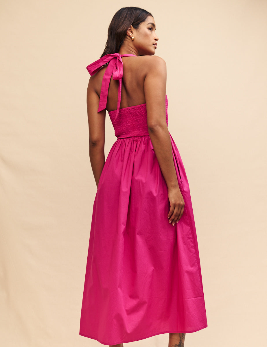 Fearne Cotton Pink Tizzy Midi Dress