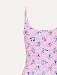 Purple Floral Lindsey Swimsuit