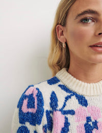 Multi Floral Tapestry Jacquard Jumper