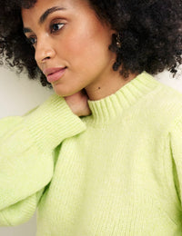 Green Lofty Crew Neck Jumper