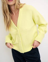 Green 3 Button Cardigan