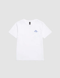 White Somebody's Child Blue Floral T-Shirt