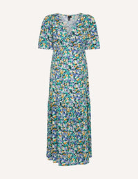Multi Ditsy Floral Maternity Clementine Smock Wrap Dress
