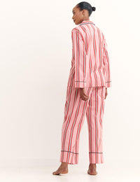 Pink Harry Stripe Long Sleeve Long Leg PJ Set