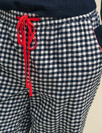 Black Check Pyjama Trousers