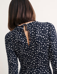 Black Floral Delta Jumpsuit