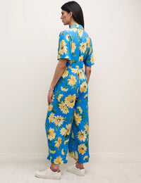 Sunflower V-Neck Daisy Jumpsuit