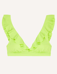 Lime Green Bikini Top