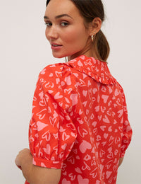 Multi Nova Heart Pink Emmie Blouse