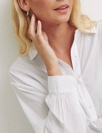 White Clarissa Beach Shirt