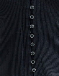 Button Through Top