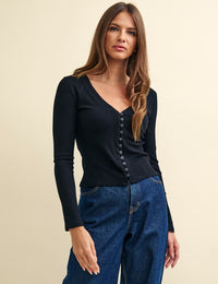 Button Through Top