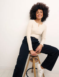 Cream Long Sleeve Carson Body