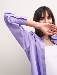 Purple Oversized Shirt