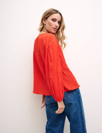 Orange Kady Blouse