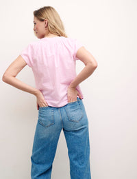 Pink Stripe Susan Top