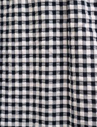 Black/White Gingham Bonnie Co Ord Top