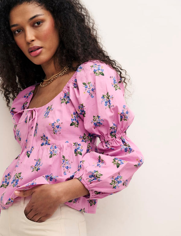 Lilac Floral Skye Top