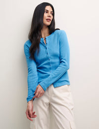 Blue Andie Pointelle Cardigan
